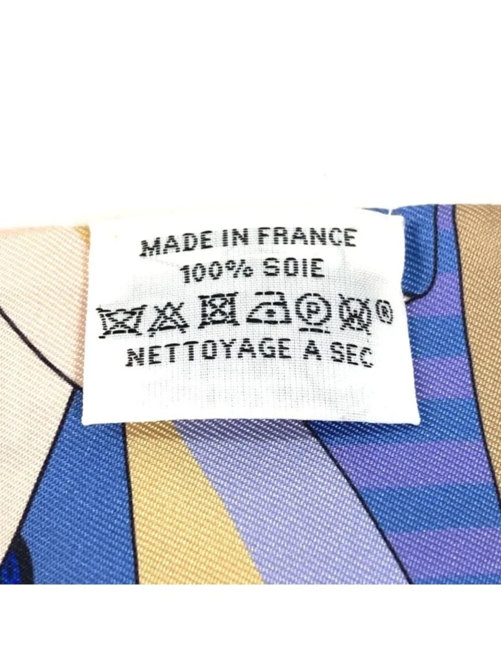 Hermes Scarf Twilly Tiri Silk Blue - Picture 8 of 9